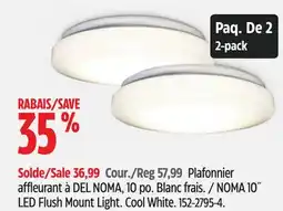 Canadian Tire NOMA LED Flush Mount Light offer
