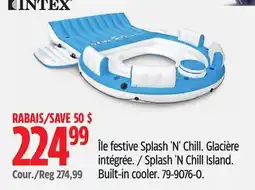 Canadian Tire Splash 'N Chill Island. Built-in cooler offer