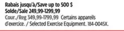 Canadian Tire Selected Exercise Equipment offer