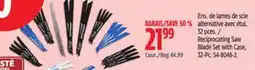 Canadian Tire Reciprocating Saw Blade Set with Case, 32-Pc offer