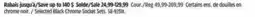 Canadian Tire Selected Black Chrome Socket Sets offer