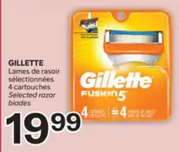 Brunet GILLETTE Lames de rasoir sélectionnées offer