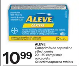 Brunet ALEVE Comprimés de naproxène sélectionnés offer