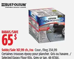 Canadian Tire RUST-OLEUM Selected Epoxy Floor Kits offer