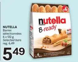 Brunet NUTELLA Barres sélectionnées offer