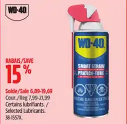 Canadian Tire Selected WD-40 Lubricants offer