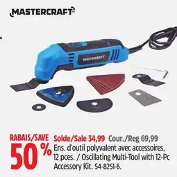 Canadian Tire Oscillating Multi-Tool with 12-Pc Accessory Kit offer