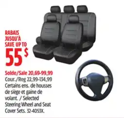 Canadian Tire Selected Steering Wheel and Seat Cover Sets offer