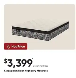 Dormez Vous Kingsdown Duet Highbury Mattress offer