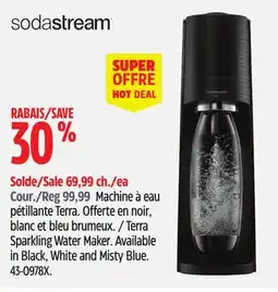 Canadian Tire Sodastream Terra Sparkling Water Maker offer
