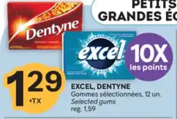 Brunet EXCEL, DENTYNE Gommes sélectionnées offer
