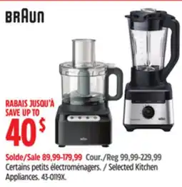 Canadian Tire Braun Selected Kitchen Appliances offer
