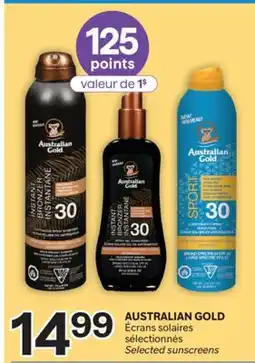 Brunet AUSTRALIAN GOLD Écrans solaires sélectionnés offer
