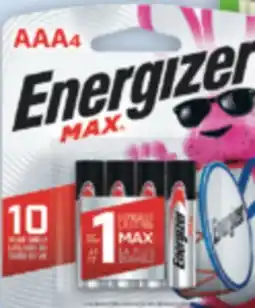 Brunet ENERGIZER Piles sélectionnées offer