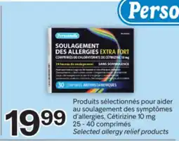 Brunet Selected allergy relief products offer