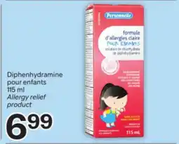 Brunet Diphenhydramine pour enfants offer