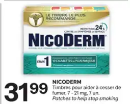Brunet NICODERM Timbres pour aider à cesser de fumer offer