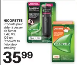 Brunet NICORETTE Produits pour aider à cesser de fumer offer
