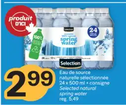 Brunet Eau de source naturelle sélectionnée offer