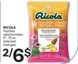 Brunet RICOLA Pastilles sélectionnées offer