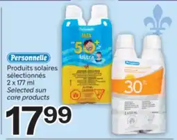 Brunet Personnelle Produits solaires sélectionnés offer