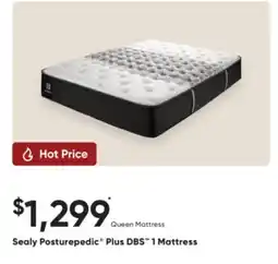 Dormez Vous Sealy Posturepedic Plus DBS 1 Mattress offer