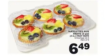 Marches Tradition FRUIT TARTS offer