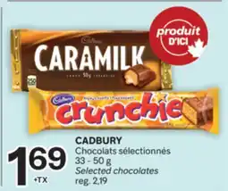 Brunet CADBURY Chocolats sélectionnés offer