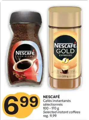Brunet NESCAFÉ Cafés instantanés sélectionnés offer