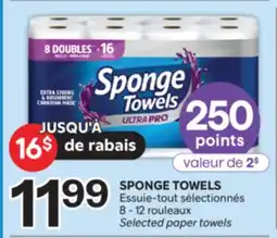 Brunet SPONGE TOWELS Essuie-tout sélectionnés offer