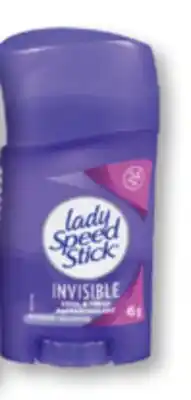 Familiprix SPEED STICK or LADY SPEED STICK, Selected …antiperspirantss or deodorants offer