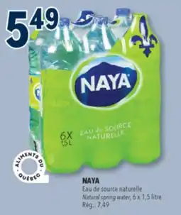 Familiprix NAYA Natural spring water, 6x 1,5litre offer