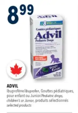 Familiprix ADVIL Ibuprofen, Pediatric drops, children's or Junior, selected products offer
