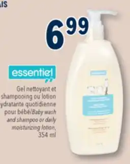 Familiprix Essentiel baby daily moisturizing lotion fragrance free offer