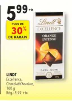 Familiprix Lindt Excellence orange intense dark chocolate offer