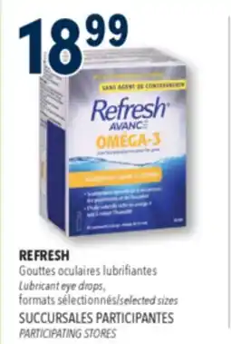 Familiprix Refresh Advanced Omega-3 lubricant eye drops offer