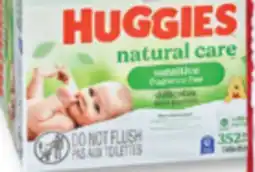 Familiprix Huggies Natural Care sensitive skin & fragrance free baby wipes 2x176un offer