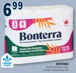 Familiprix Bonterra 2-ply paper towel mega rolls 3un offer