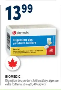 Familiprix BIOMEDIC Dairy digestive, extra strength offer