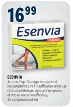 Familiprix ESENVIA Legs, Relieves signs and symptoms of chronic venous insufficiency, 30 tablets offer