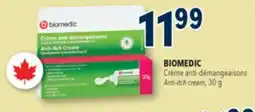Familiprix Biomedic anti-ich cream offer