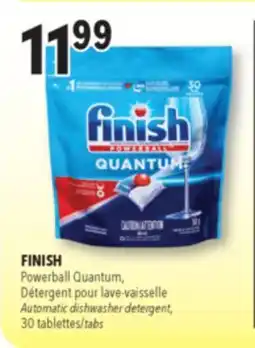 Familiprix Finish Powerball Quantum dishwasher detergent tabs 30un offer
