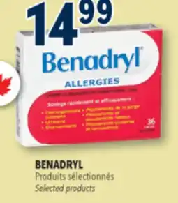 Familiprix Benadryl Allergy caplets 36un offer