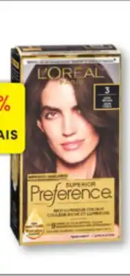 Familiprix L'Oréal Paris Superior Preference permanent hair dye #3 Brasilia Dark Brown offer