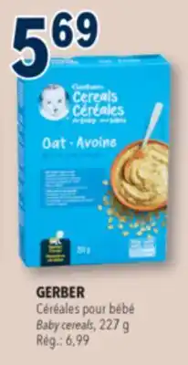 Familiprix GERBER, Baby cereals offer