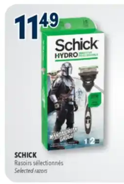 Familiprix SCHICK Selected razors offer