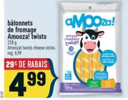 Marché Adonis BÂTONNETS DE FROMAGE AMOOZA! TWISTS | AMOOZA! TWISTS CHEESE STICKS offer