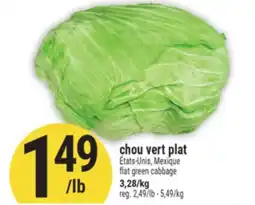 Marché Adonis CHOU VERT PLAT | FLAT GREEN CABBAGE offer