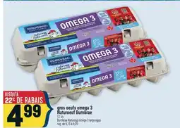 Marché Adonis GROS OEUFS OMEGA 3 NATUROEUF BURNBRAE | BURNBRAE NATUREGG OMEGA 3 LARGE EGGS offer