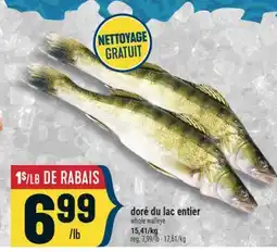 Marché Adonis DORÉ DU LAC ENTIER | WHOLE WALLEYE offer